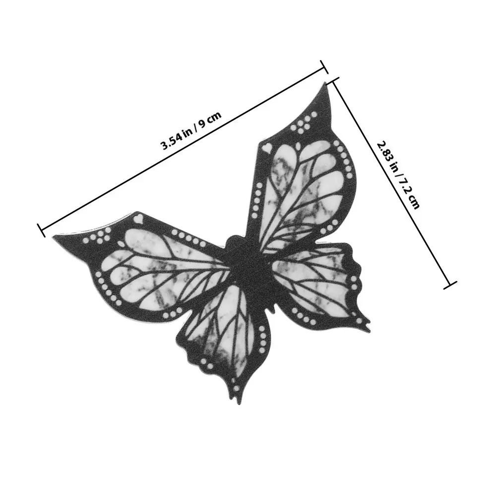 재사용 가능한 나비형 아이라이너 스텐실, 빠르고 정확한 아이라이너 도포를 위한 전문 메이크업 도구, 부드럽고 피부 친화적