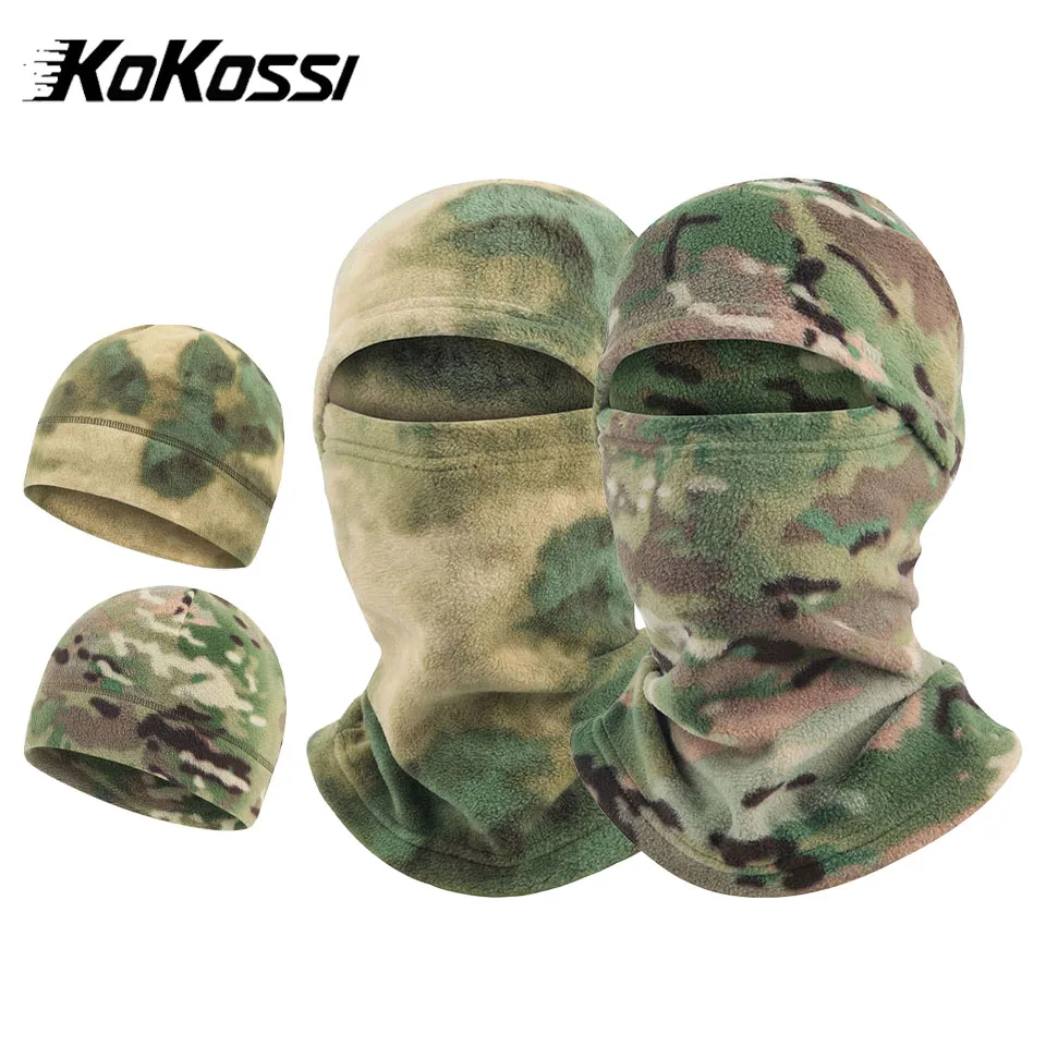 KoKossi الحرارية يندبروف بالاكلافا الطقس البارد قبعة الشتاء الدراجات قبعة كامل الوجه قبعات بيني أغطية الرأس الوجه غطاء الرقبة للجنسين