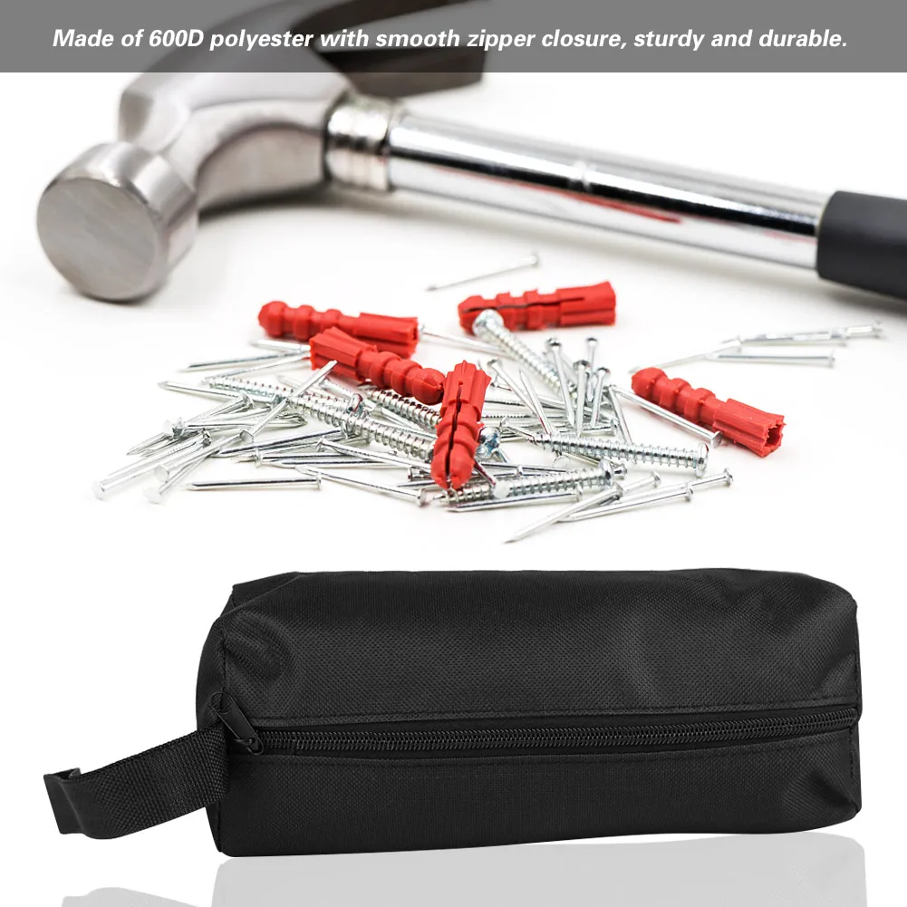다기능 캔버스 도구 가방 플라이어 나사 수리 하드웨어 도구용 지퍼 도구 파우치
