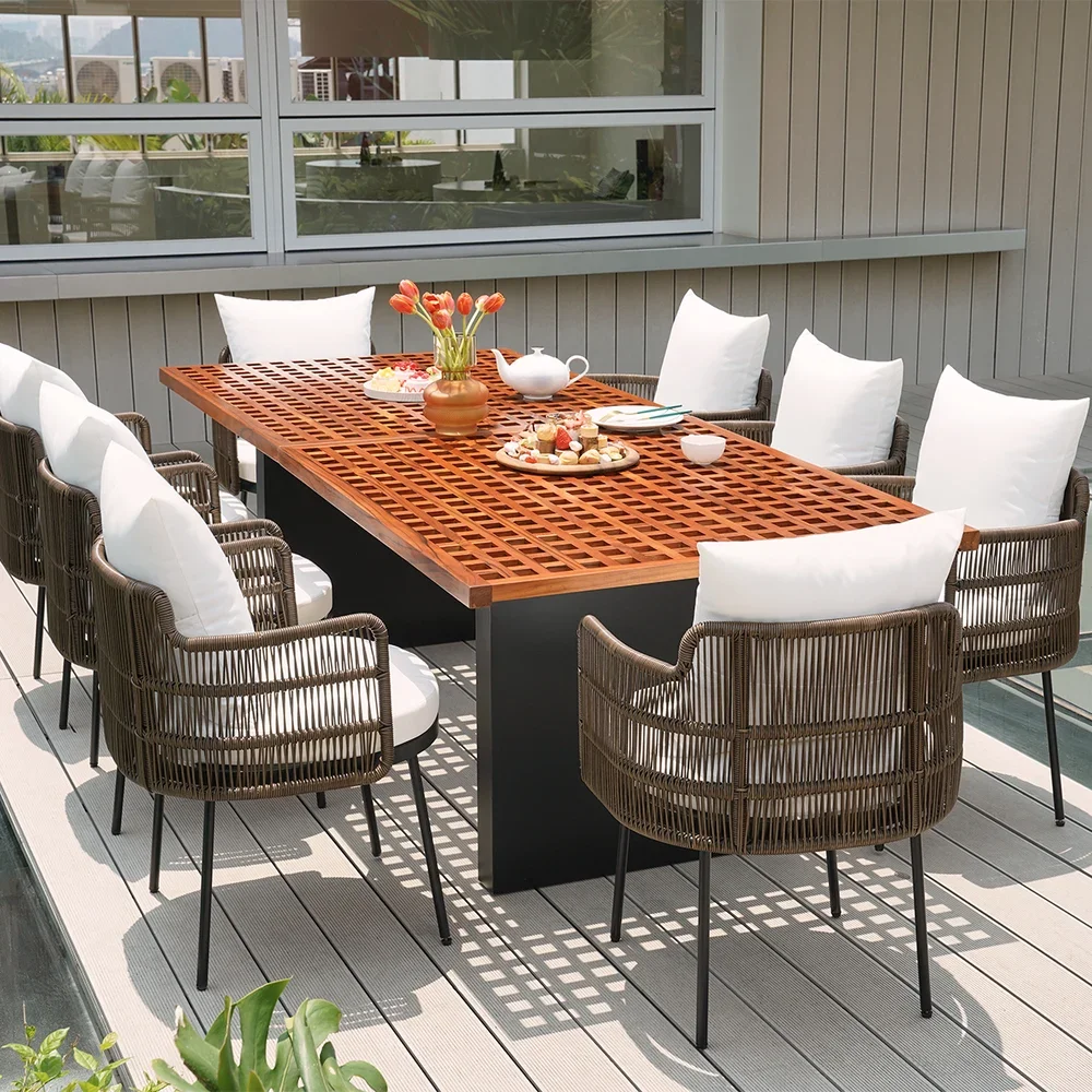 

Outdoor Furniture Dining Tables Patio Garden Furniture Set Patio Table And Chairs Outdoor Dining Sectional Set
