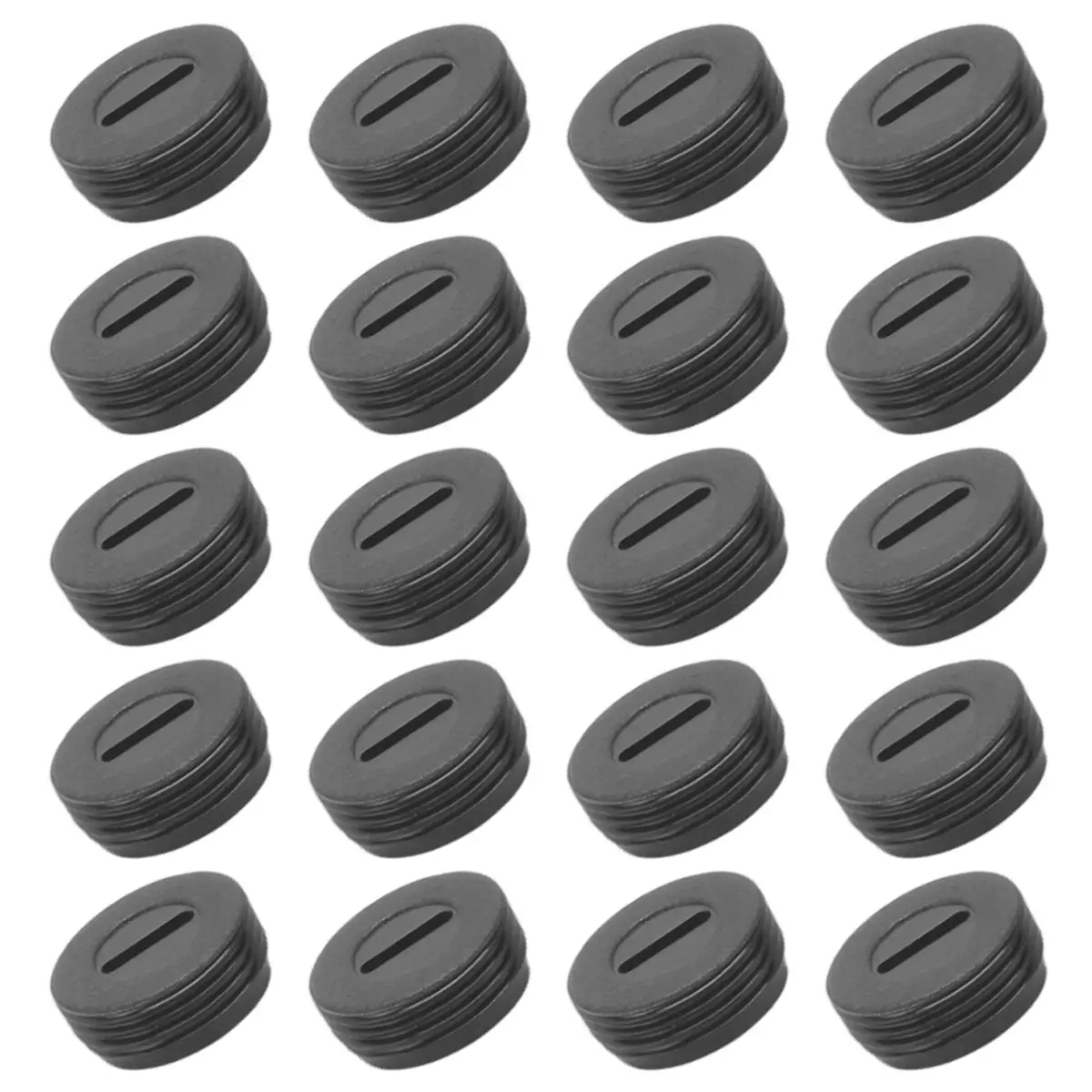 HOT 10 Pairs Power Tool Parts Carbon Brush Cover 14Mm Round Rubber Nut Stopper Holder Caps Case Angle Grinder Accessories 【SPECI