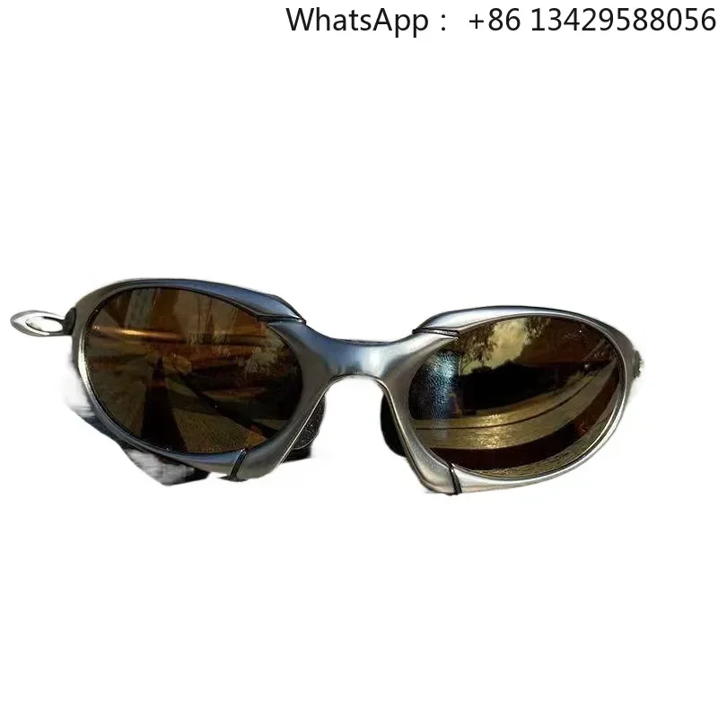 Polarized Metal Frame Cycling Glasses Outdoor Fishing Mountaineering Sunglasses