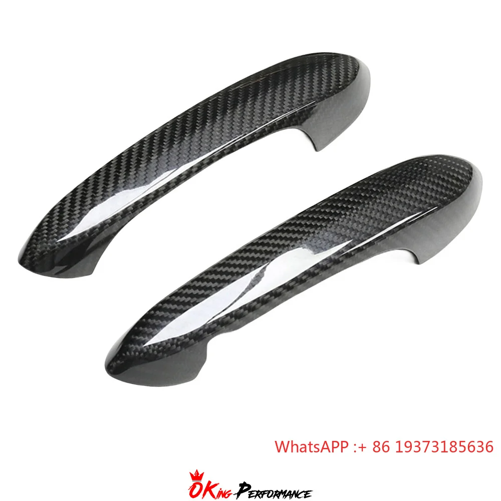 Dry Carbon Fiber Door Handle Cover For Toyo Supra MK5 A90 A91 GR