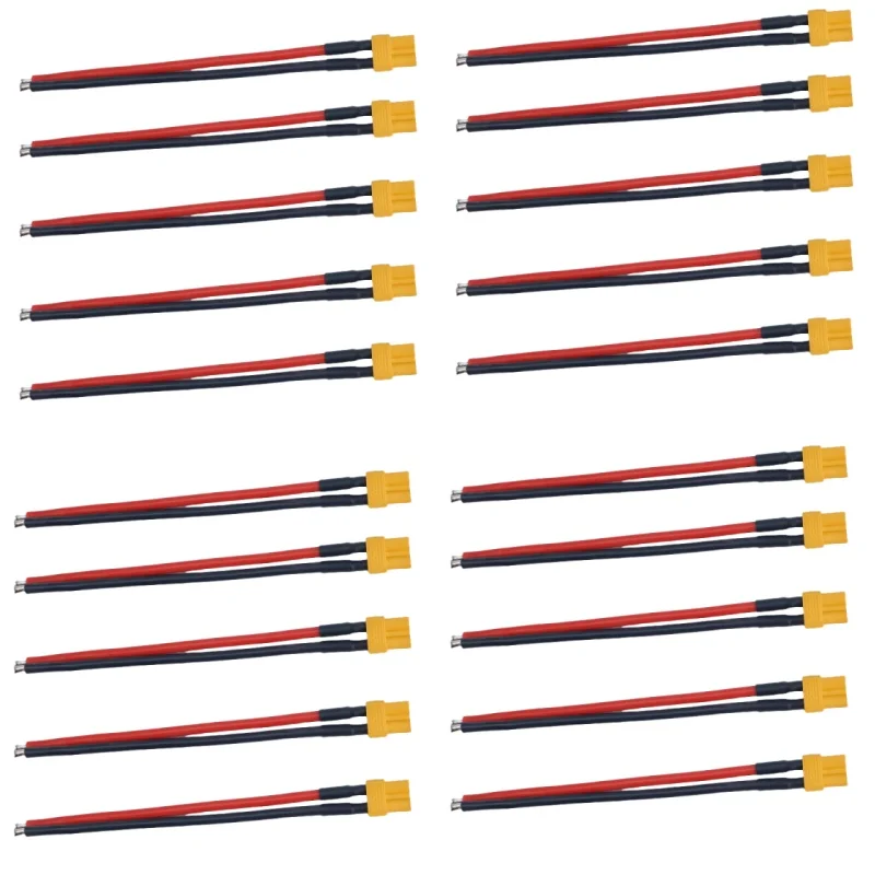 XT30 Mannelijke en Vrouwelijke Connector Plug Set met 16AWG Siliconen Draad voor FPV Drones RC Lipo Vaste Vleugel Batterij Verbindingen