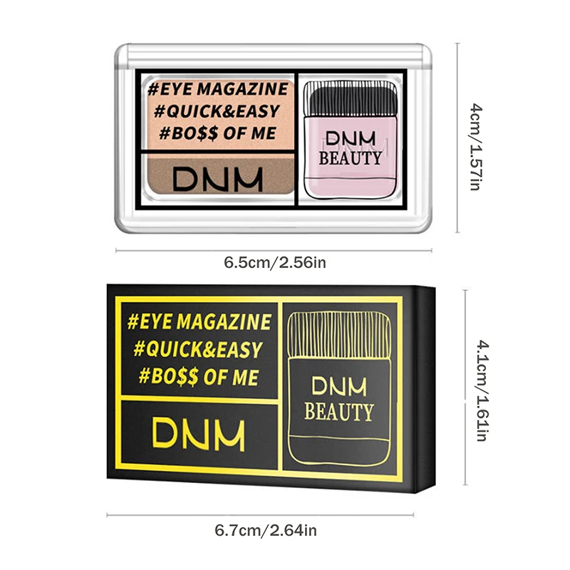 2 色マットアイシャドウダブルスモールボックスレイジーアイシャドウ持ち運びが簡単アイシャドウトレイプロフェッショナル女性用化粧品