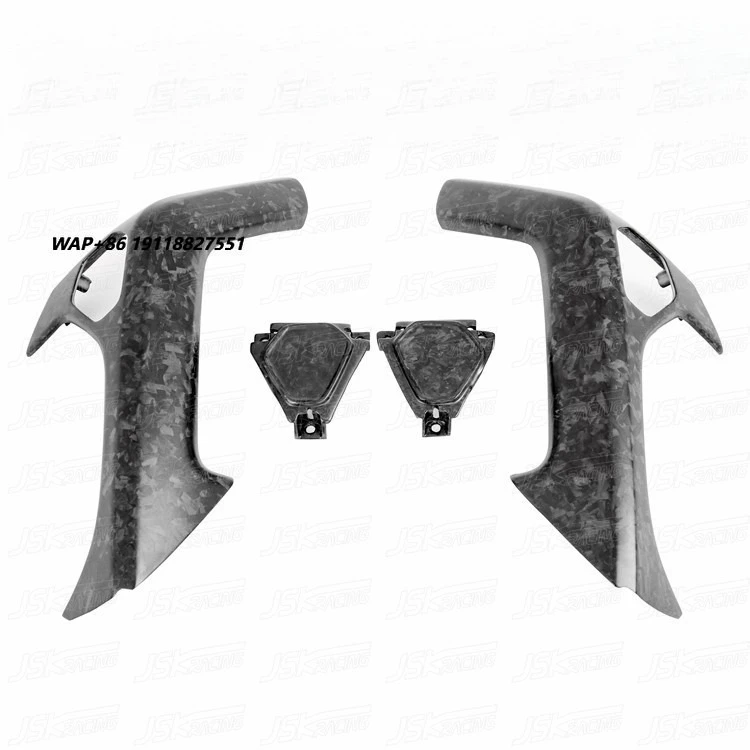 

MATTE FORGED CARBON FIBER INTER DOOR HANDLE (4 PCS) for 2014-2019 LAMBO HURACAN LP610-4 LP580-2 LP640