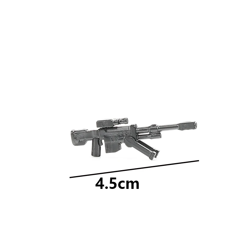 Modernas armas militares aw50f sniper rifle arma do exército soldado swat polícia tijolos blocos modelo kits de construção figuras mini brinquedos