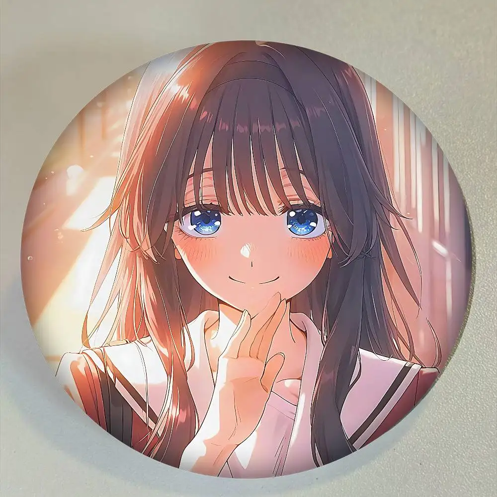 جديد K-Kaoruko Waguri تخصيص لينة زر دبوس للنساء مجوهرات إبداعية مضحك شارة الكرتون عاشق قبعة