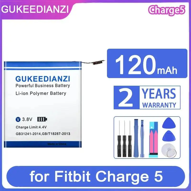 for Smart Sports Watch Battery 120mAh Long-Lasting Performance For Fitbit Charge 5 Charge5 for Smart Sport Watch Safe