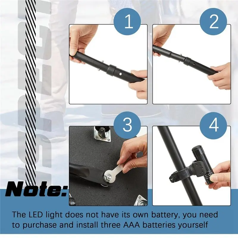 Car Inspection Mirrors Metal Car Inspection Mirrors With Light And Telescopic Handle Handheld For Under Vehicle Truck 30Cm
