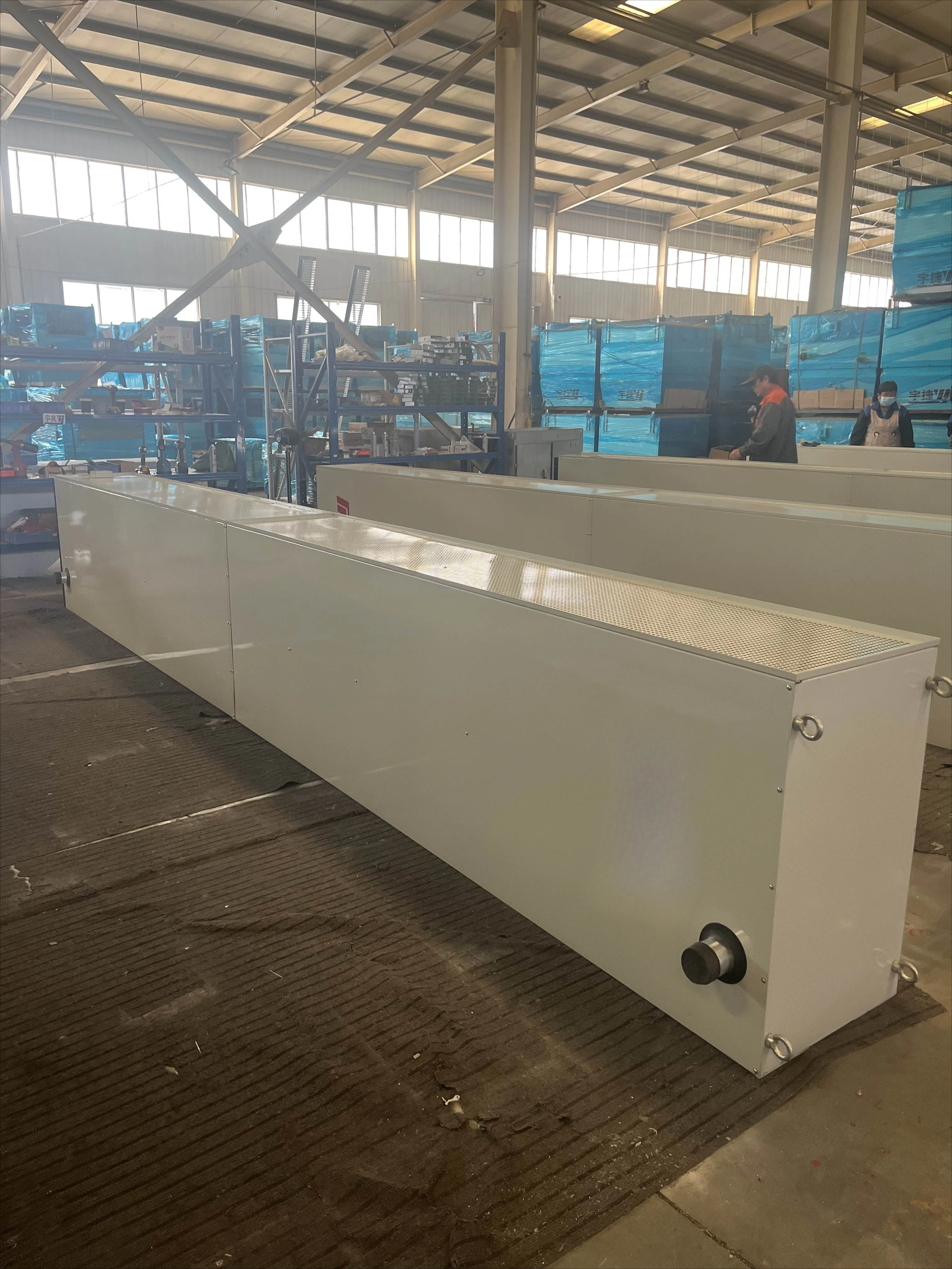 Flow Side Blowing air Curtain with Heating Function Hot Warm Wind Lateral Style Axial - view 2