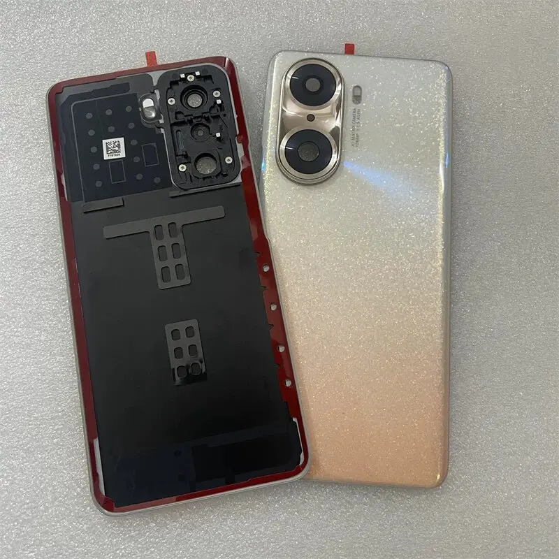 For Honor 60 Pro Battery Glass Back Cover Rear Door Housing Case Replacement Part With Camera Lens Frame