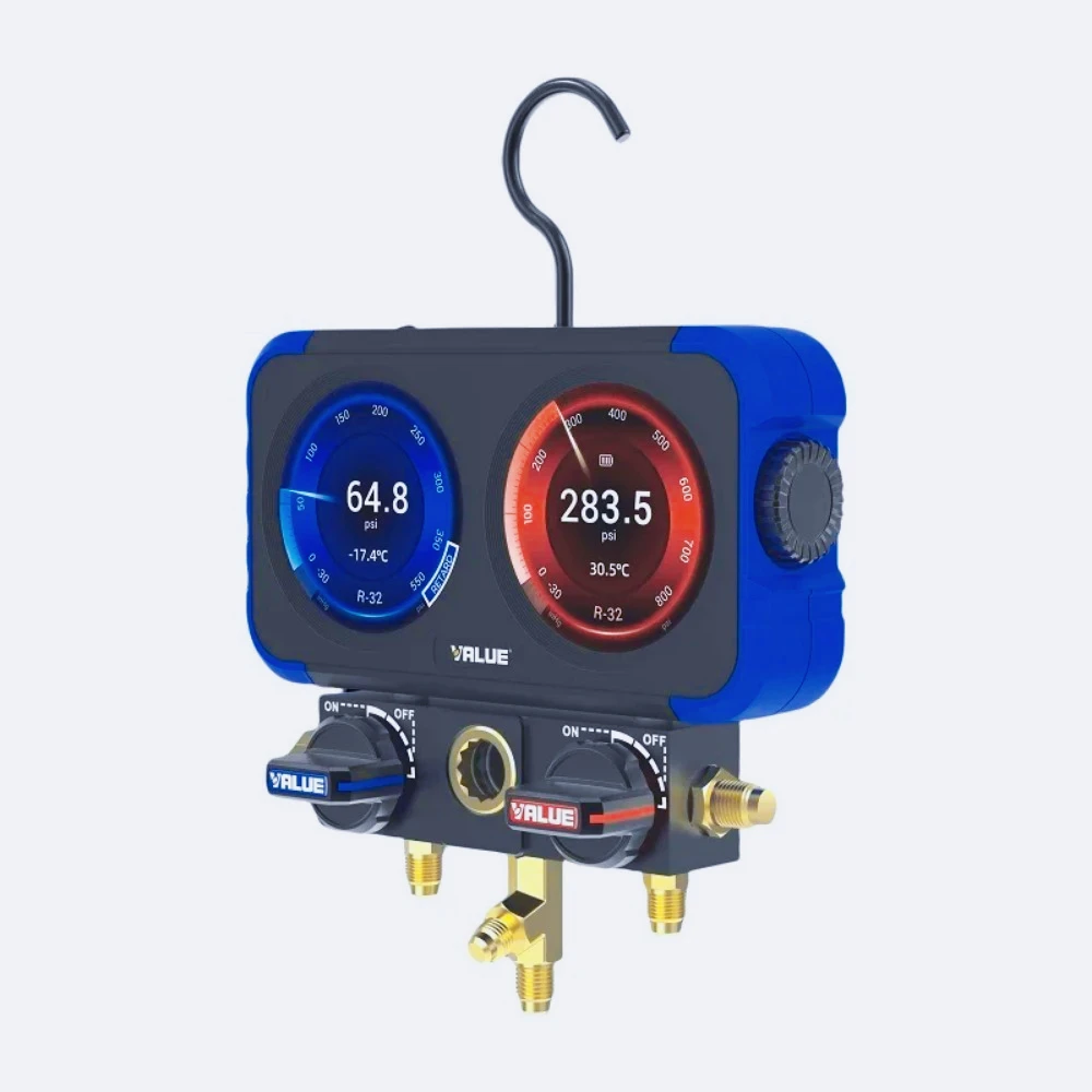 

ZC-VALUE Digital Manifold Gauge VRM2-X With HD Display