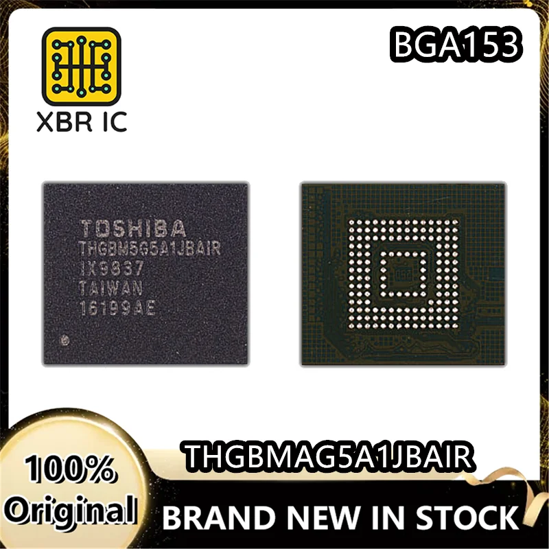 

(5/20 pieces) THGBMAG5A1JBAIR THGBMAG5A1 BGA-153 EMMC 4G 4.51 version memory chip IC original authentic spot fast delivery