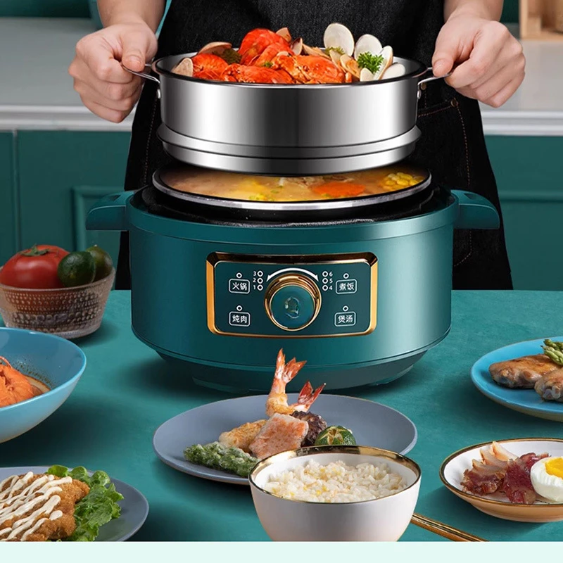 Electric pressure cooker household 3 liters multi-functional high pressure automatic cooking rice and soup electric hot pot