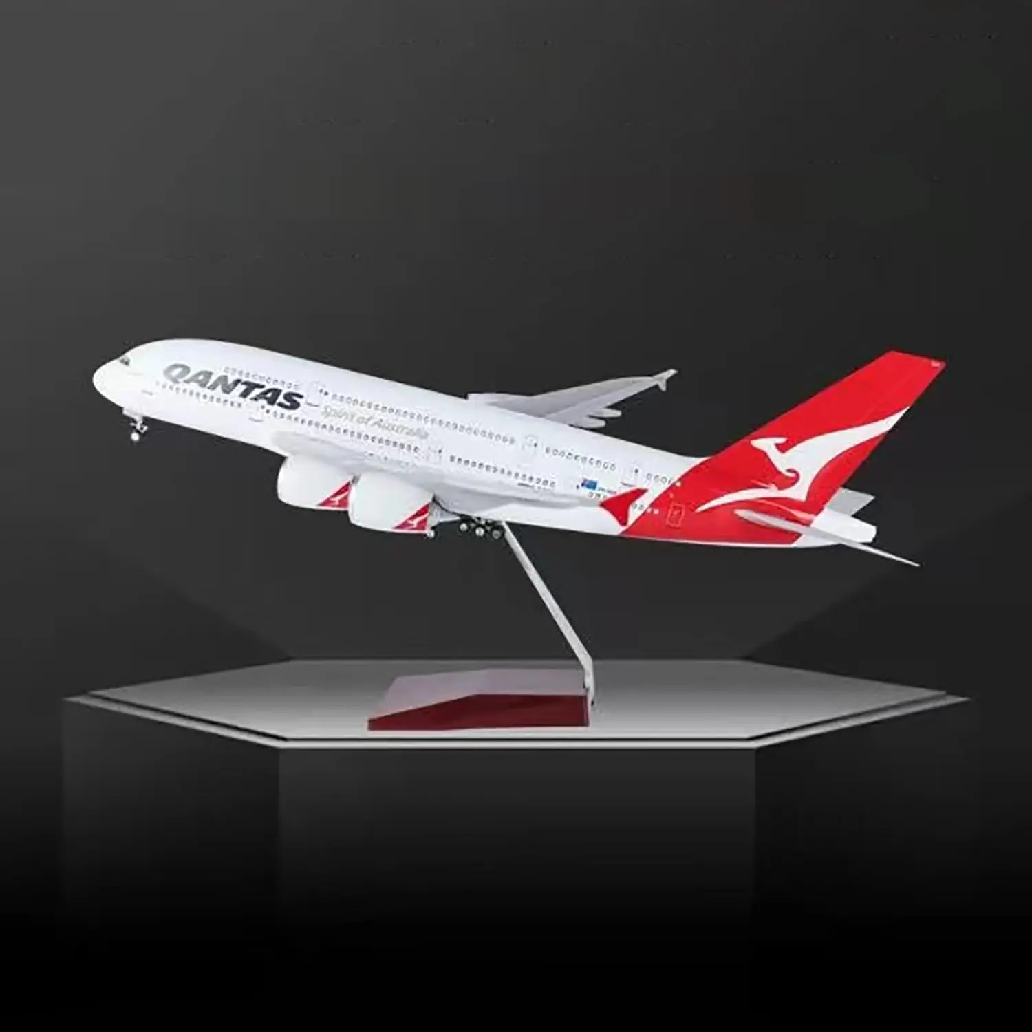 

47CM 1:160 Scale Aircraft Model for A380 Australia Airlines Lightweight Die-cast Resin Aircraft Plane Toy Children Collection