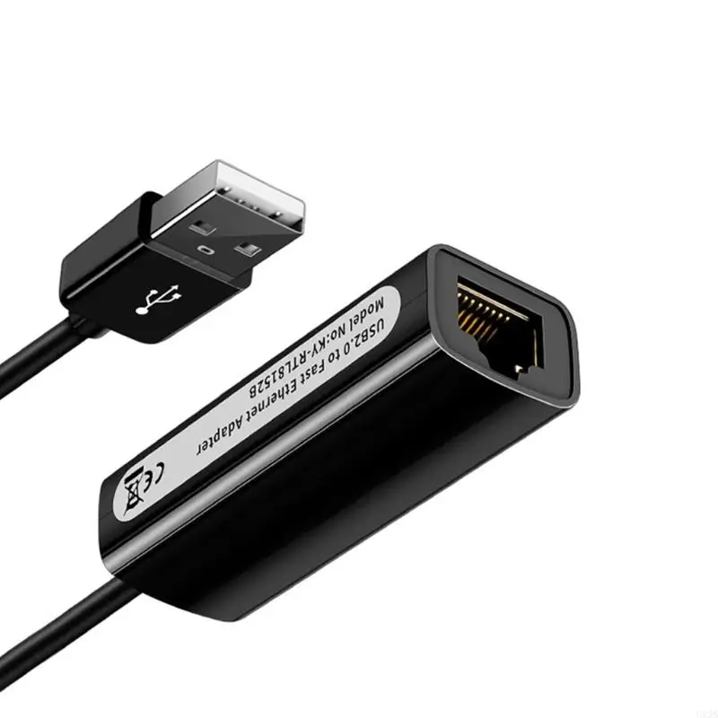 U13B USB 2.0 إلى RJ45 محول LAN Ethernet محول شبكات 100 ميجابت في الثانية