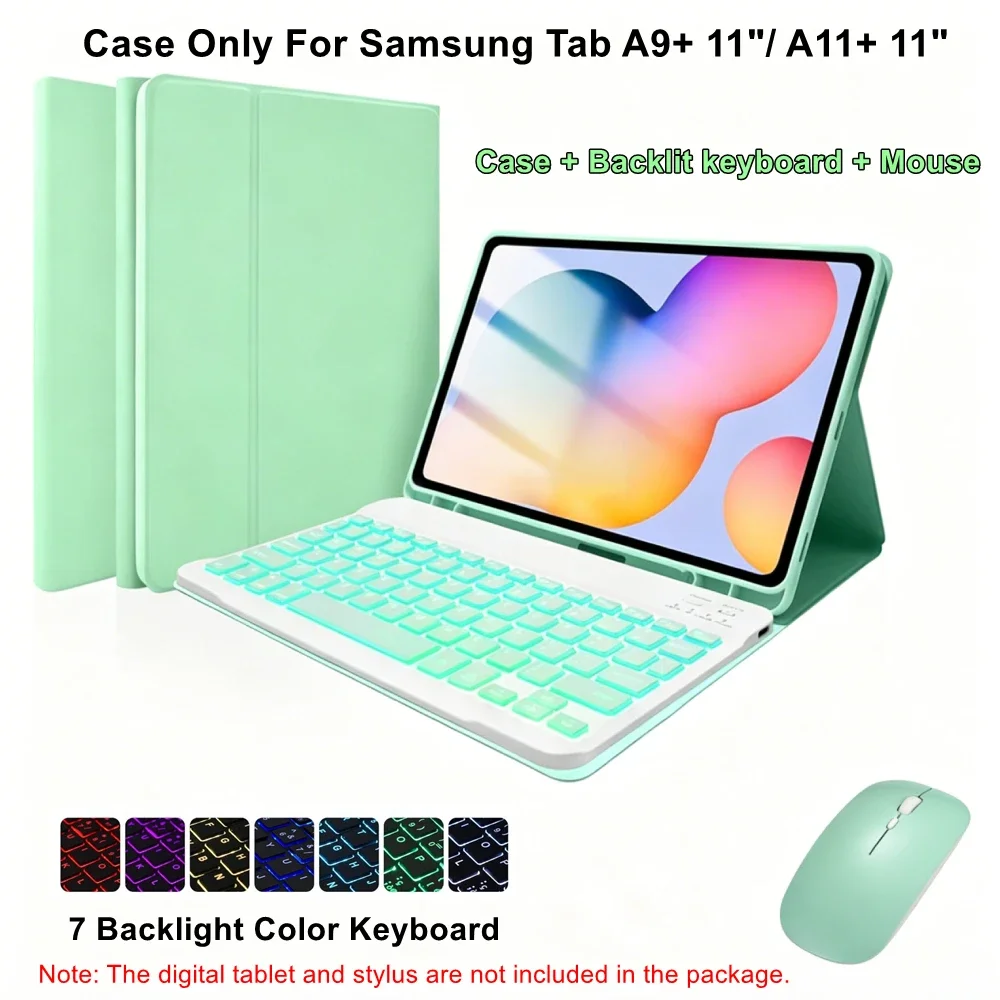 Keyboard Case for Samsung Galaxy Tab A11+11-inch/A9 Plus 11i