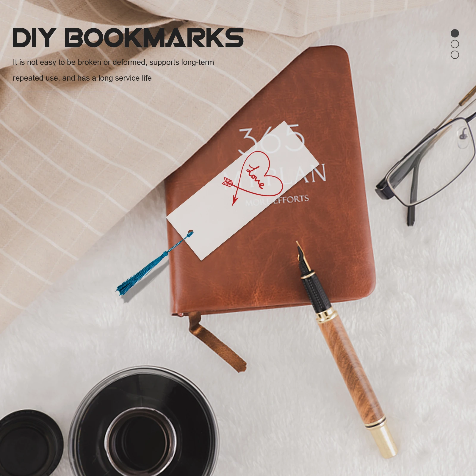 

20 set Acrylic Bookmark Set Book Page Marker Thin Light Weight Study Companion for Students Writers Graduates DIY Craft