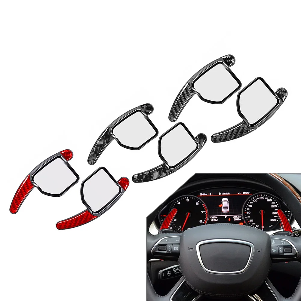 1Pair Car Steering Wheel Extended Shift Paddle Shifter Extension For Audi A3 A4 A5 A6 A7 A8 S3 S4 S5 S6 S7 S8 Q5 Q7 S5 S6 TT