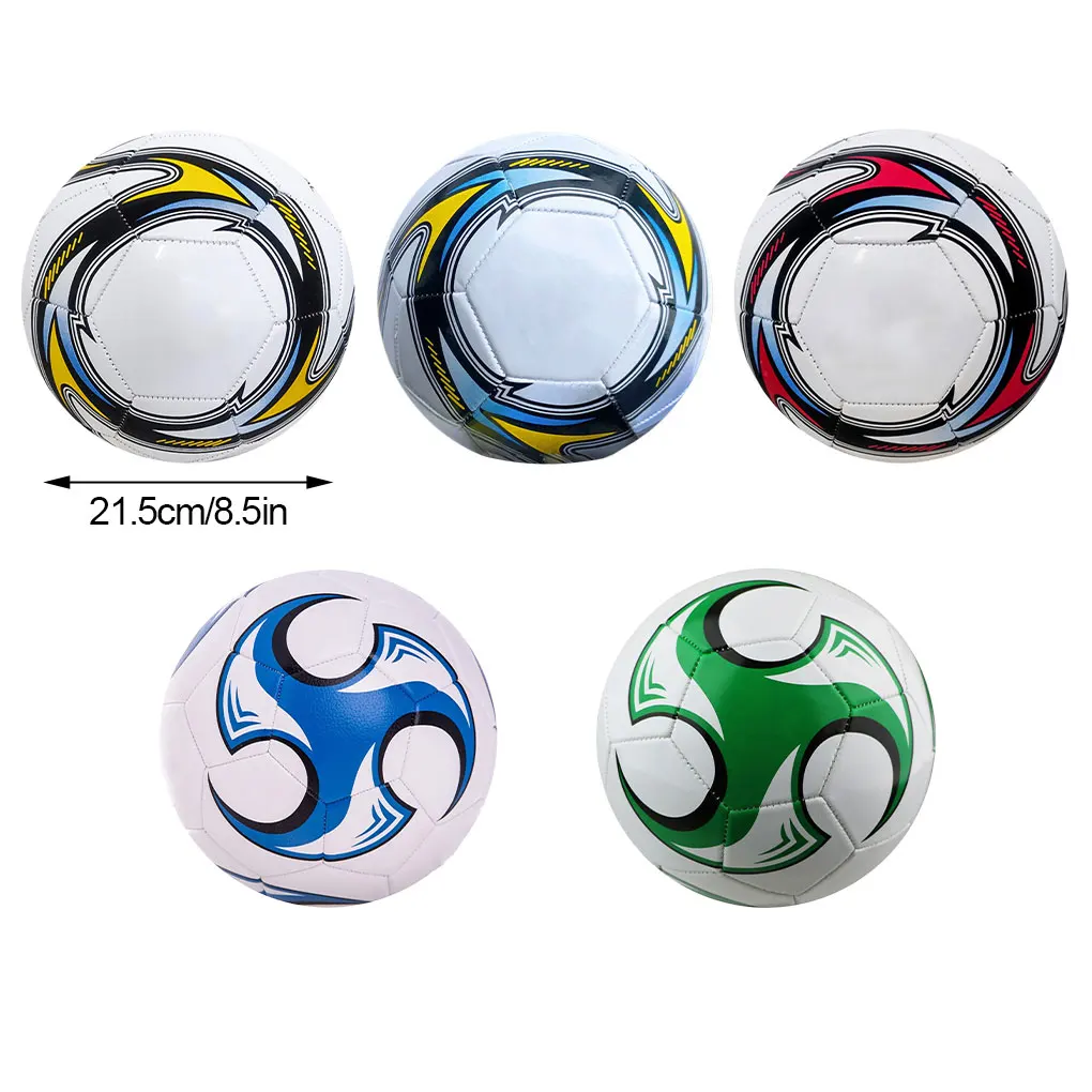Standard Size 5 Soccer Ball Soft PVC Leakproof Campus Football Wear Resistant New Rubber Soccer Ball Elastic Football
