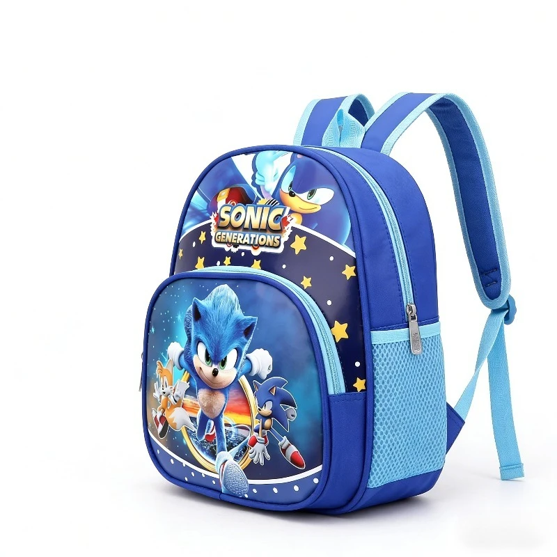 

Creativity Sonics Backpack Anime Figure Backpack Cute Cartoon Fabric Lightweight Comfortable