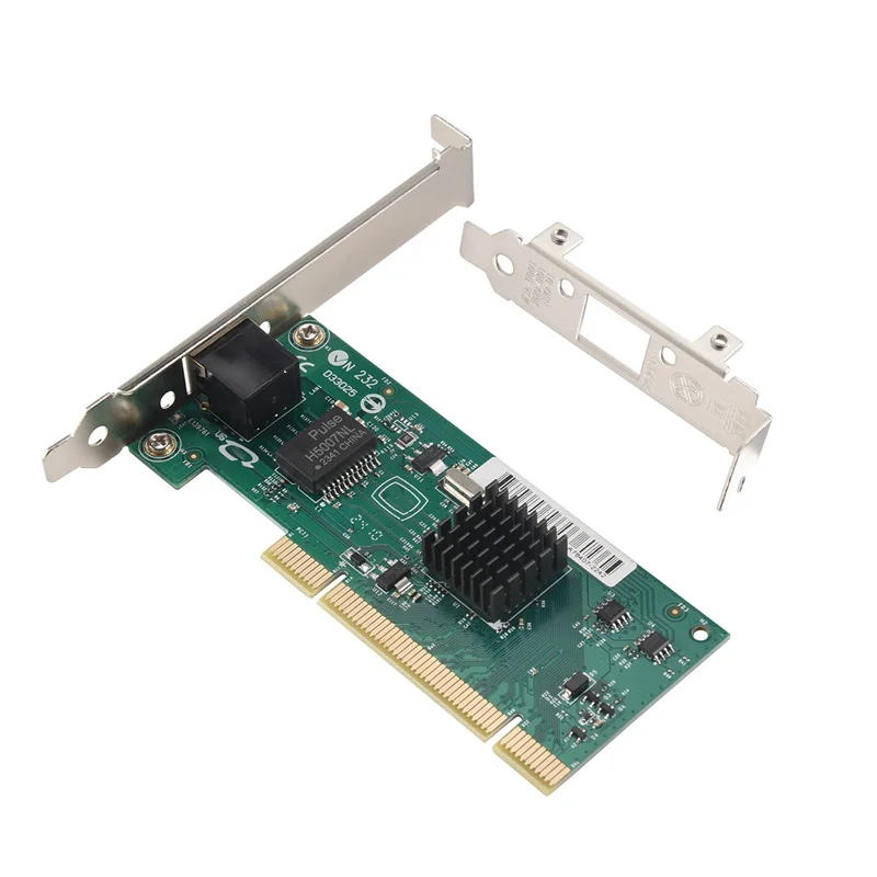 HOT SALE Intel 82540 1000Mbps Gigabit PCI Network Card Adapter Diskless RJ45 Port 1G Pci Lan Card Ethernet for PC with Heat Sink