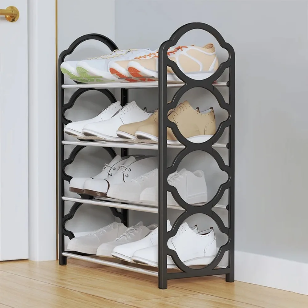 Multi-Layer Shoe Shelf 4layer Utility DustProof Storage Shoe Cabinet Simple High-capacity Household Dormitory Organizer Shelf