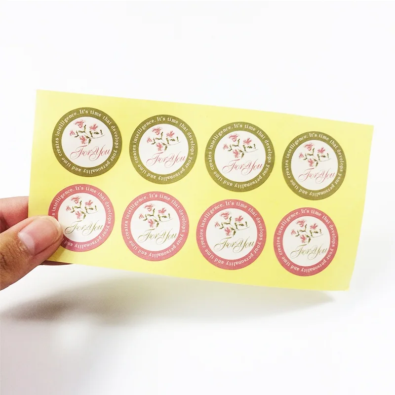 80Pcs/lot For you Baking package Paper Labels Stickers Gift Packaging Seal Multi-function Seals Sticker