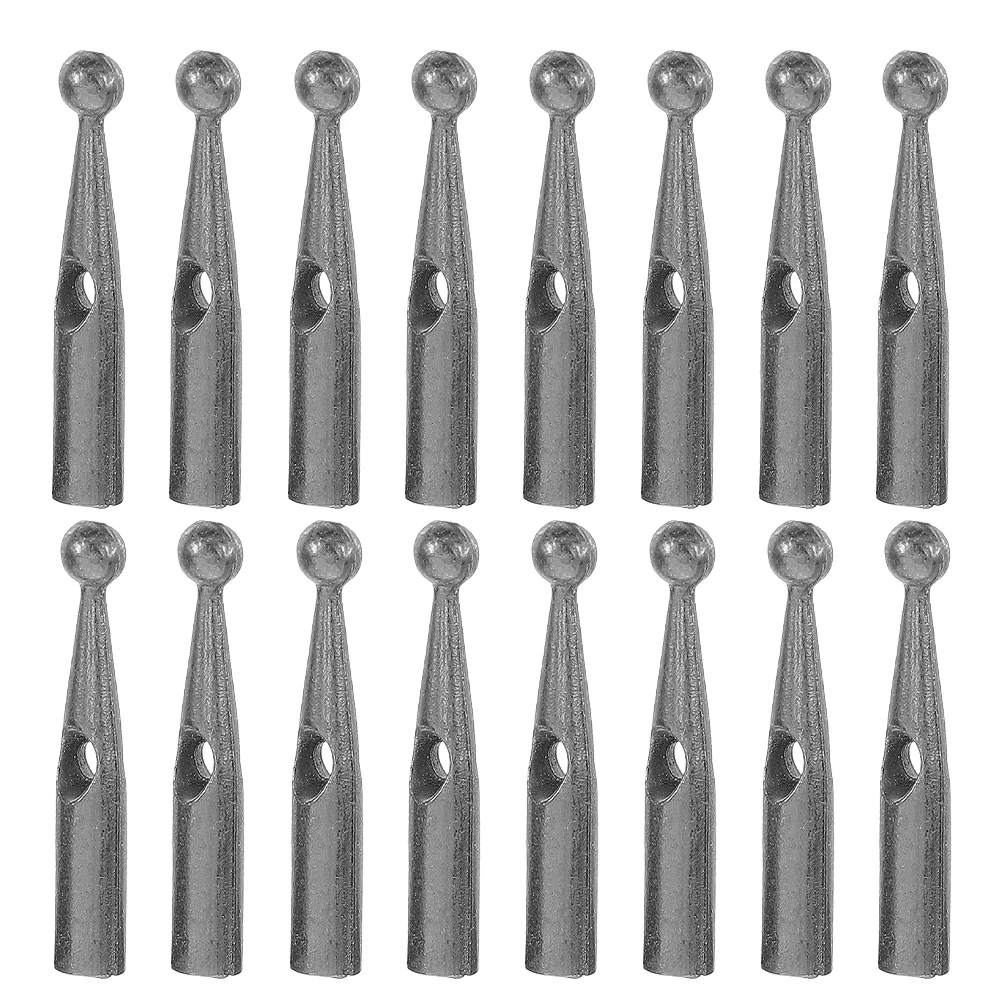 

20pcs Umbrella Bead Accessories Repair Kit Long Handle Metal Tail Tips Replacement Parts for Folding Umbrellas Black