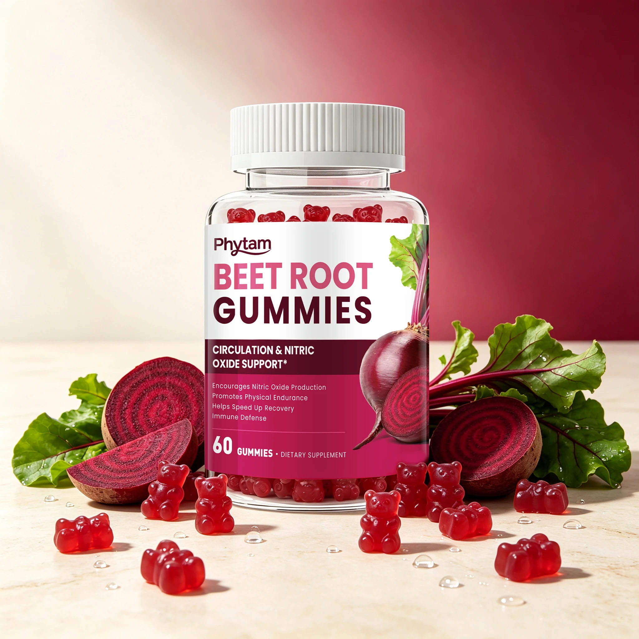 Health Wellness Gummies - Integratore di Barbabietola, Supporto Antiossidante per
