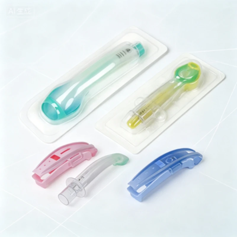 Single-Use Non-Inflatable Laryngeal Mask | Double-Lumen Silicone Airway Catheter (Adult/Pediatric)