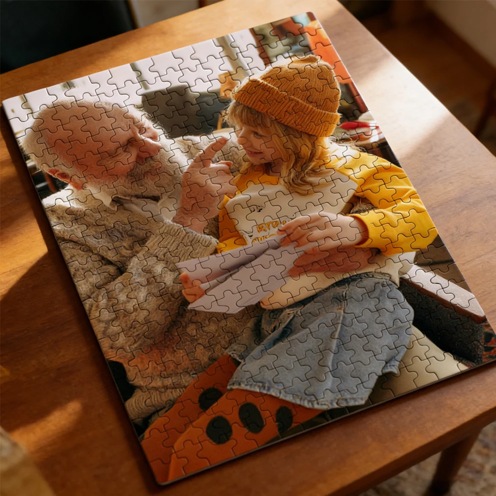 Custom Photo Puzzle,with Frame - Engraved Wood Frame review and price