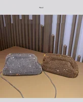 Luxury Glitter Cloud Bag Women's Handbag Crystal Shiny Rhinestones Diamond Evening Bag Wedding Party Clutch Purse Shoulder Bags - Image 6
