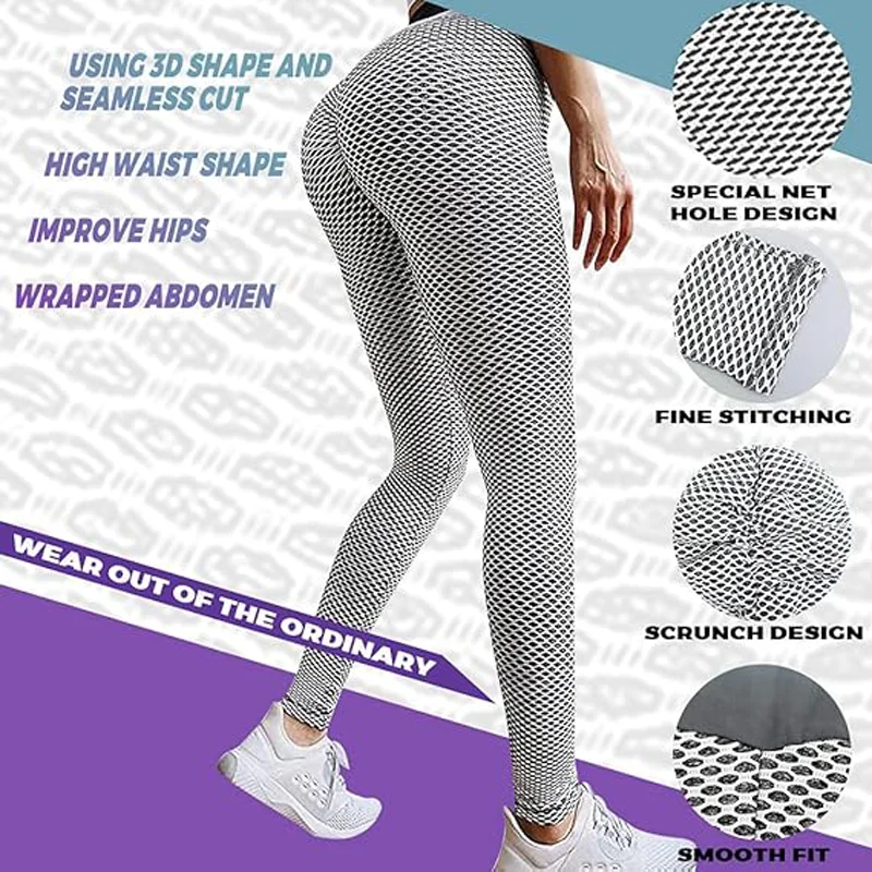 New Yoga Pant Leggings Tights Women Pants Thick High Waist Highly Elastic Seamless Push Up Tights pantalones