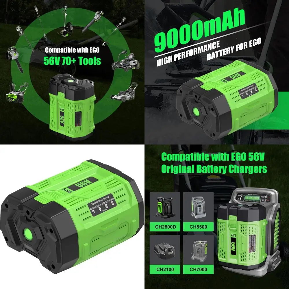 

56V 9000mAh Replacement Battery for 56V Lithium-Ion Power Tools