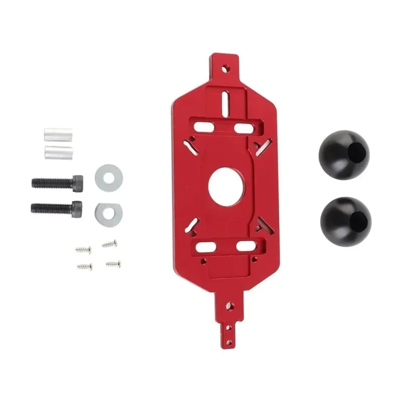 AB41-Aluminum Alloy Router Circle Cutting Jig Aluminum Router Plate Milling Grooving Slotting Bracket Multifunctional Base