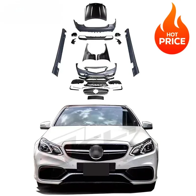 

High Quality Car Bodykit for 2012-2014 E Class W212 | E63s Model Front Bumper, Grille & Hood Upgrade - Limited Time