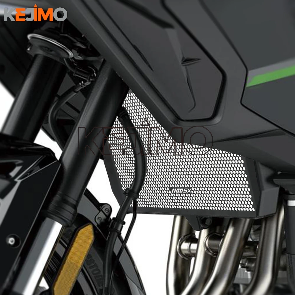 

Motorcycle Radiator Grille Cover Guard Protect FOR KAWASAKI Versys 1100 Ninja 1100SX 2025 VERSYS1100 NINJA1100SX Z1000 2026 2027