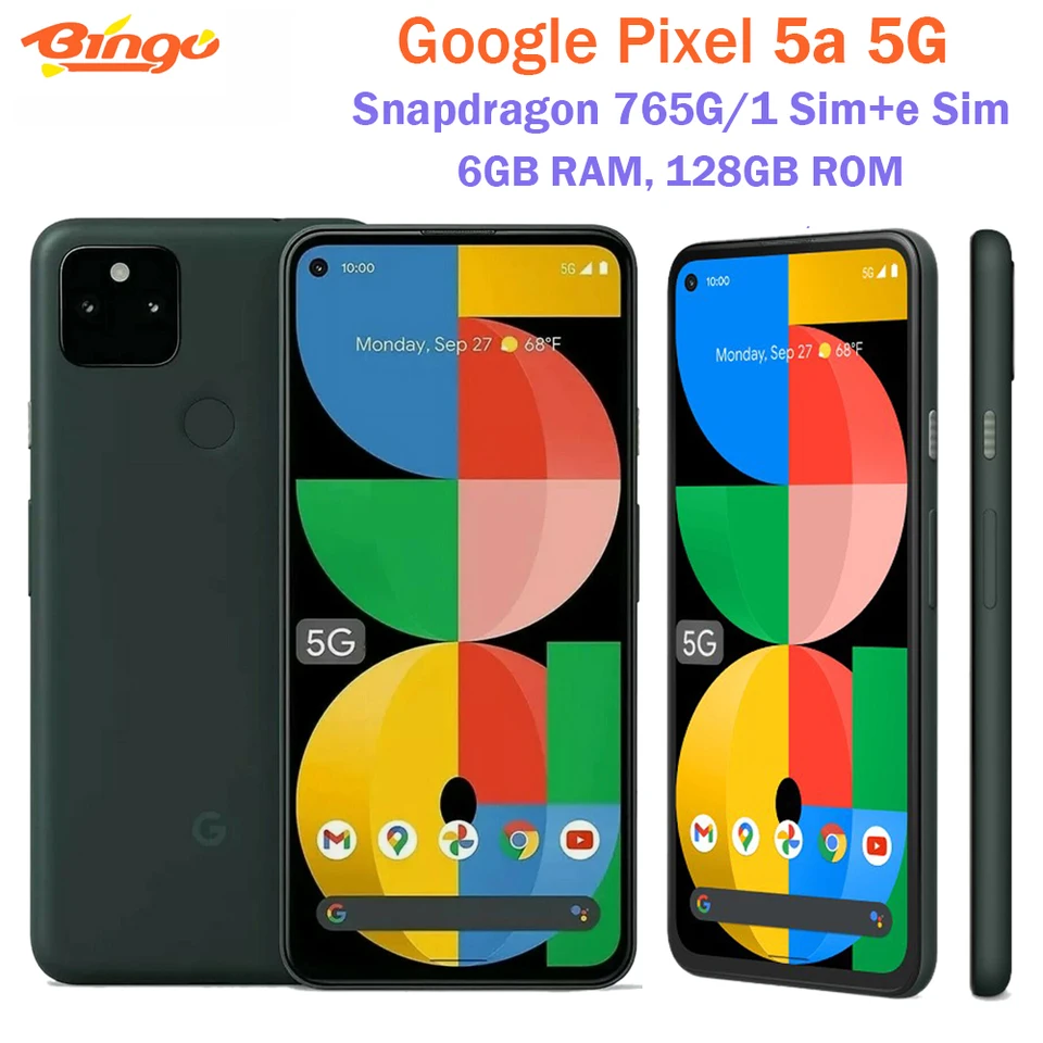 Google Pixel 5a 5G 128GB 6GB RAM 6.34