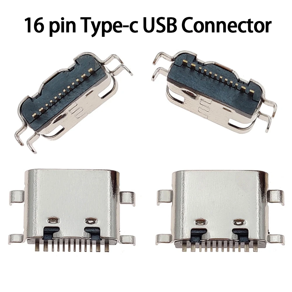 5-10 Stück weiblicher USB-Typ-C-Ladeanschluss für Newland NLS-NFT10 Teclast M40 TLA007 P20 X10HD Buchse Kontaktbuchse Stecker – Detail 1