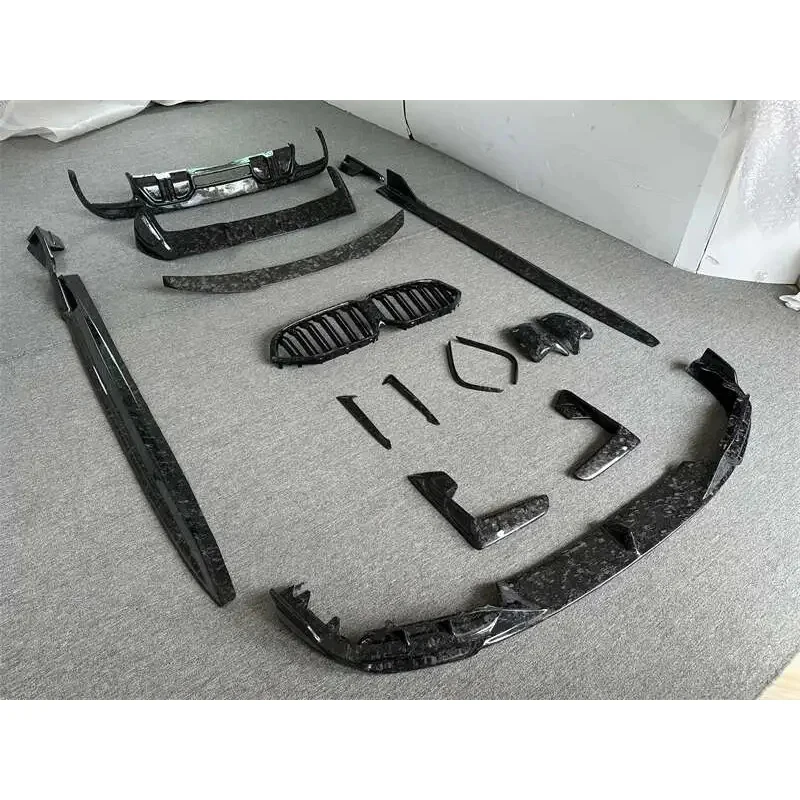 Bodykit LD Style Forged Carbon Fiber for F XM Pre Lci Front Bumper Spoiler Car Body Kits 5