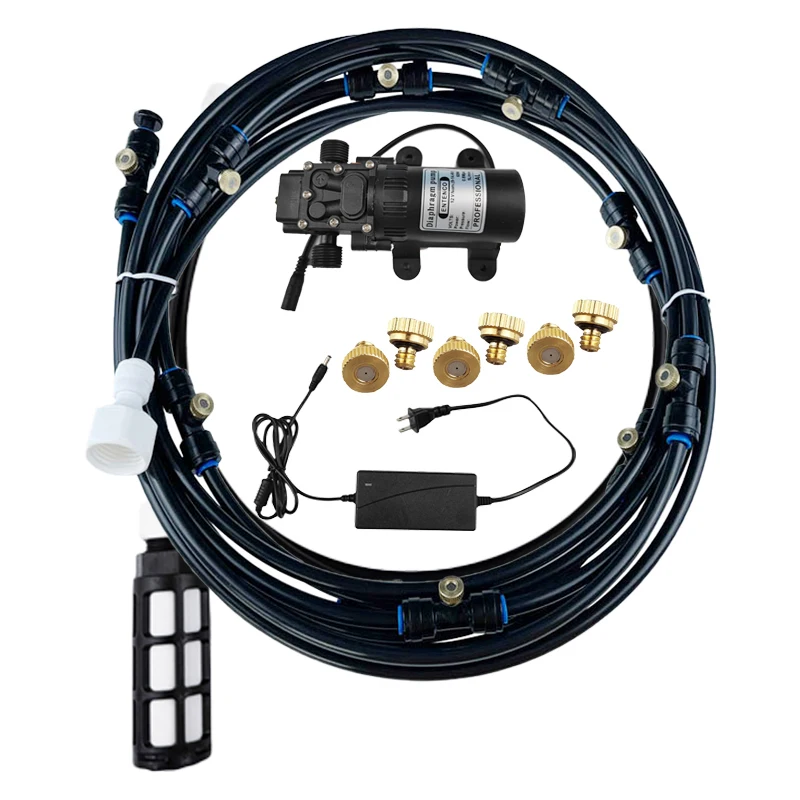 

6/8/10/12/15/18/20m Low Pressure Sprayer Water Sprayer Kit for Outdoor Garden Cooling