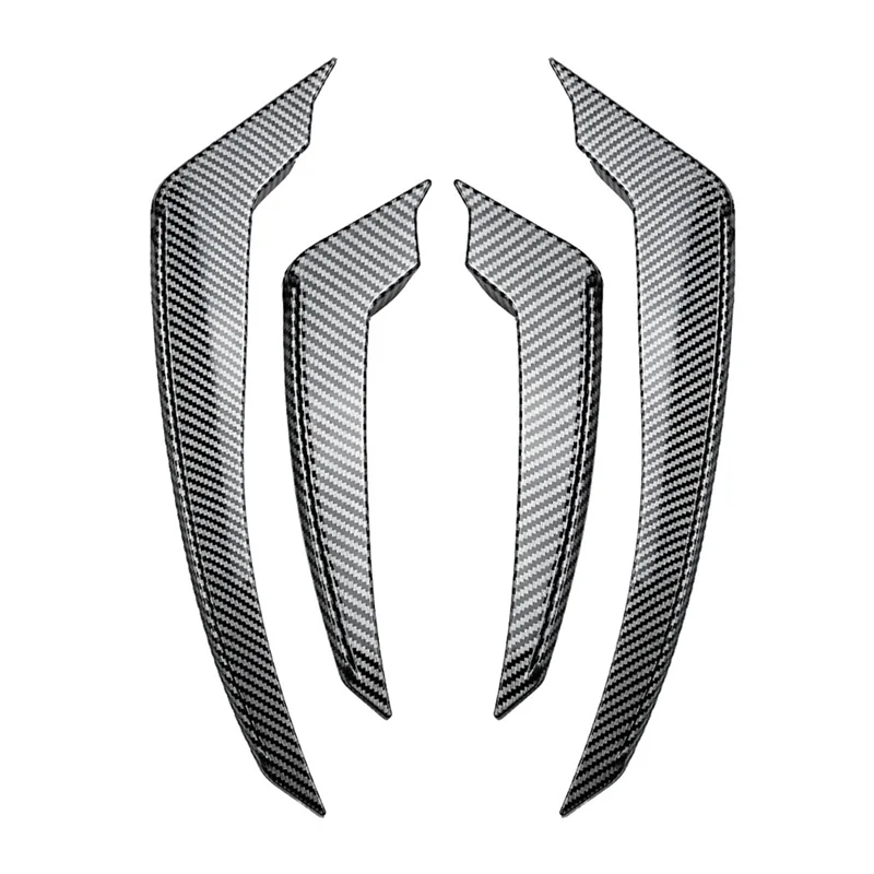 

Car Front Bumper Spoiler Splitter Cover Side Lip Splitter Trim For Alfa Romeo Stelvio 2017+ Carbon Fiber-L94A