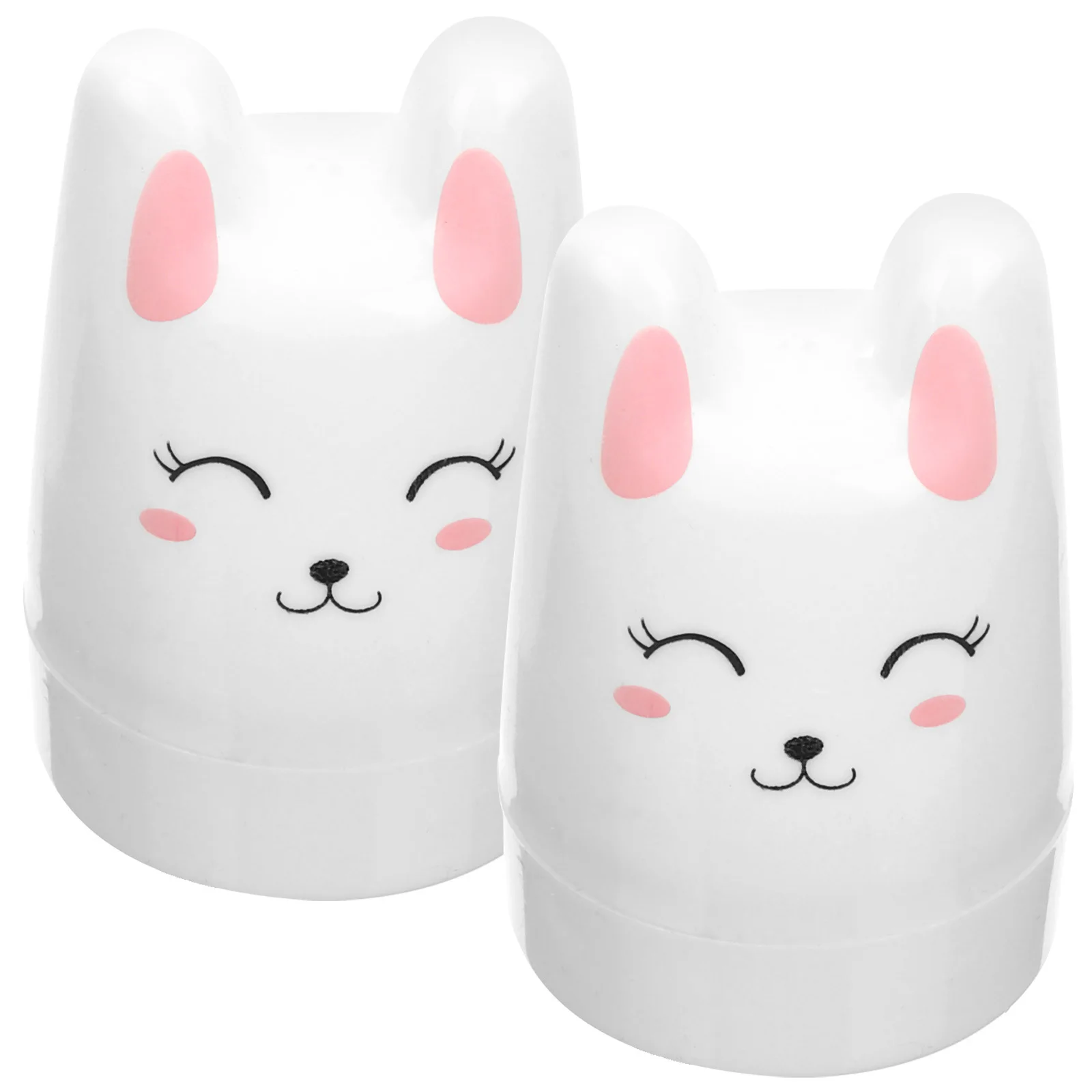 2Pcs Nail Art Stamper Set Silicone Bunny Design Manicure Tool for Quick Pattern Transfer At Home Or Salon Use Nail Stamper