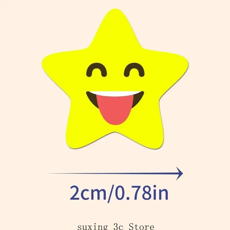 10 Sheets Reward Sticker Sticker Small Star Sticker Labels Adhesive Sticker Decorative Sticker for Party