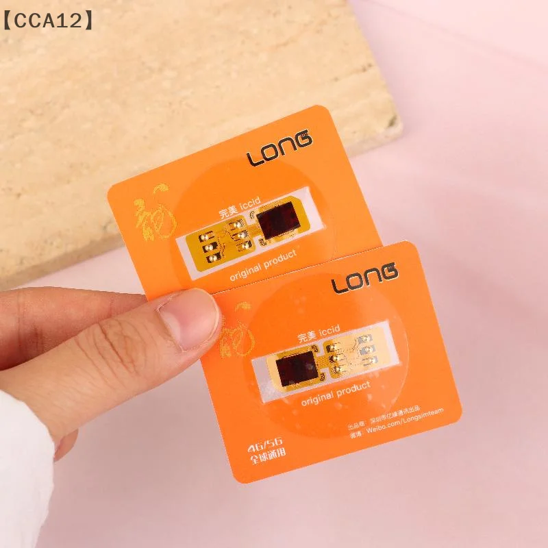 〔CCA12〕V23 Use For Mobile Phone IP 6 To 16 Pro Max Change To Double Sim Cards Use Dual SIM Fully Automatic Card Sticker