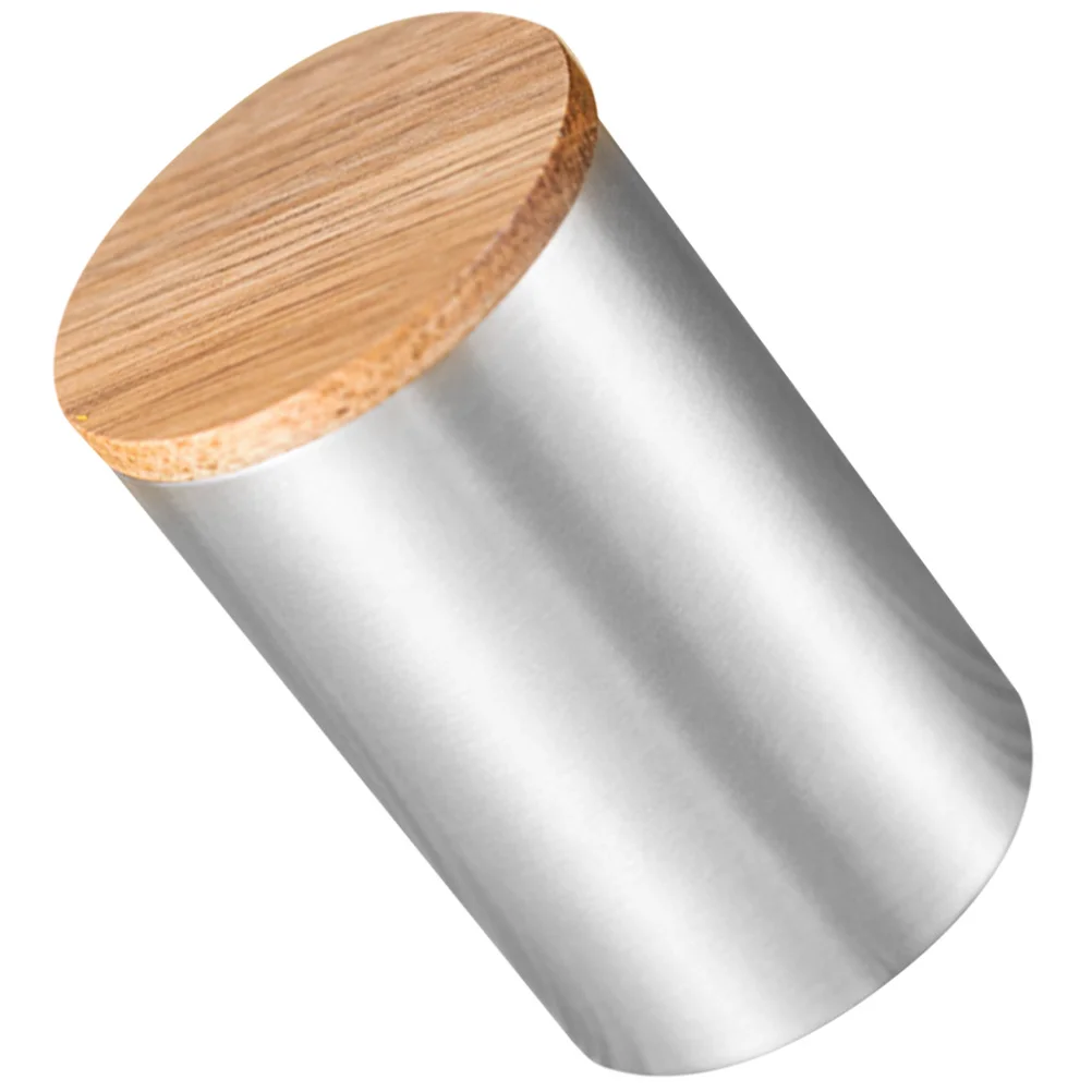 

Metal Tea Canister Stainless Steel Storage Jar Airtight Dry Food Container Gift for Wedding 120