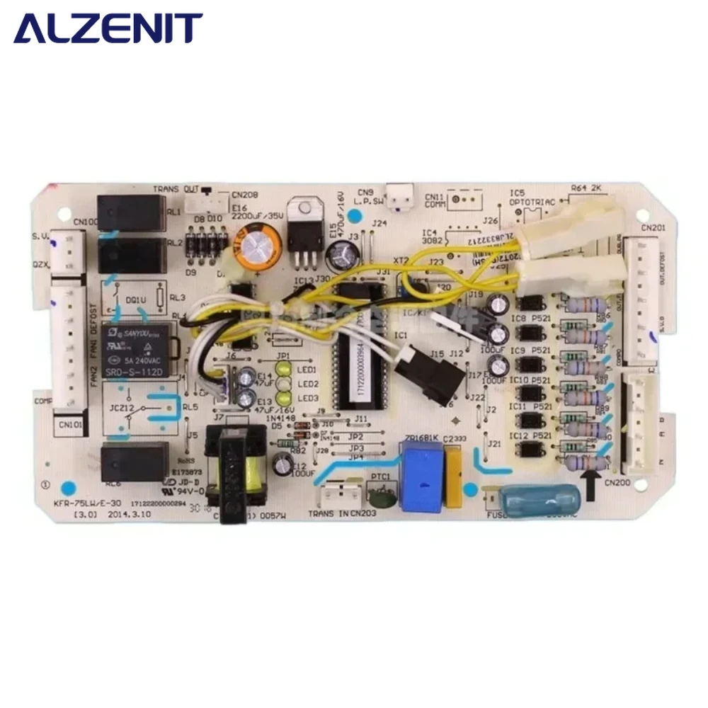 

Used For Midea Air Conditioner Indoor Unit Control Board KFR-75LW/E-30 Circuit PCB KFR-120W/S-520T2 Conditioning Parts