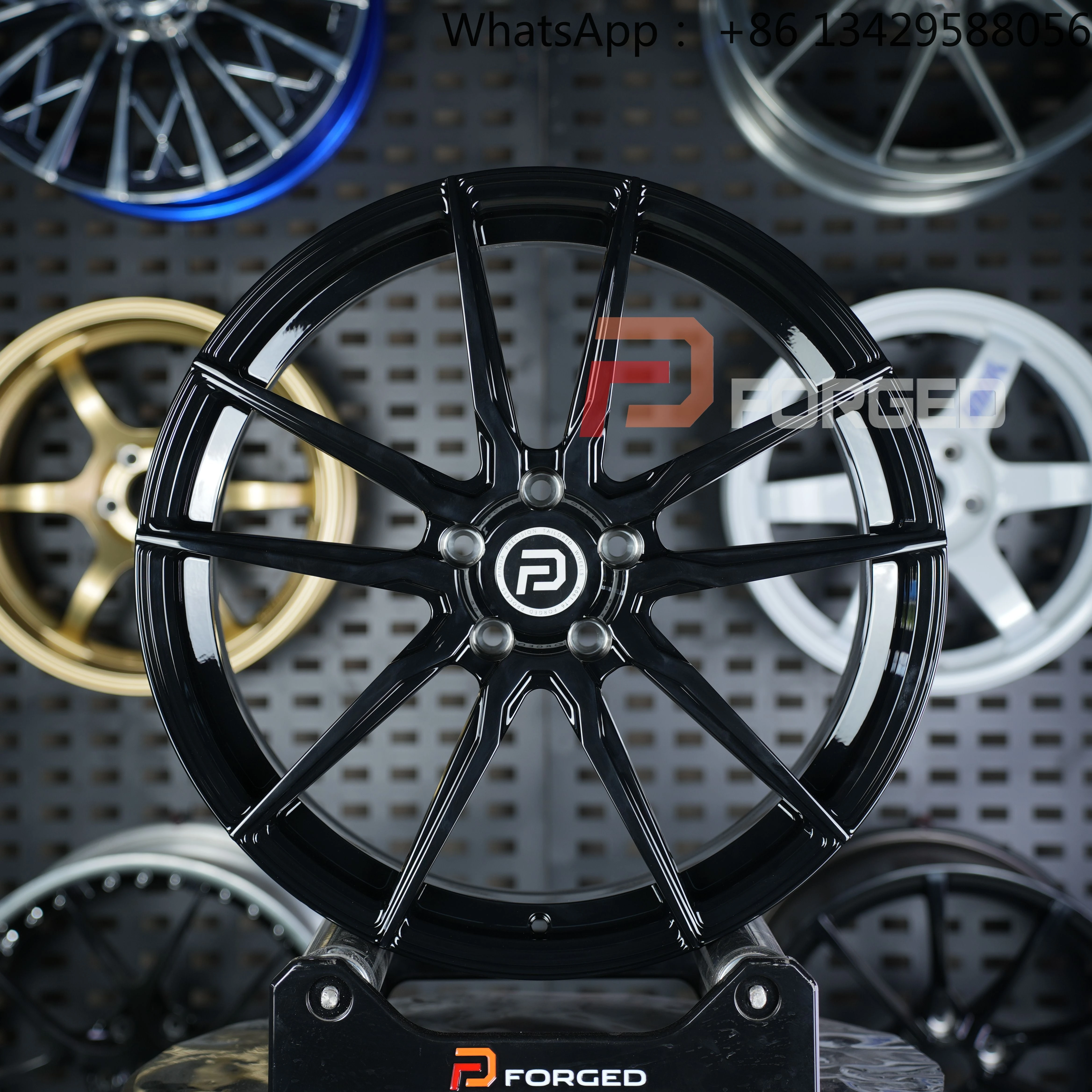 

Custom Monoblok Forged Wheels Lightweight Forged Alloy Wheels for Mercedes benz AMG C43 C450 GT SLS Mustang GT Tesla Model 3 Y